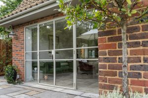 metal slimline doors