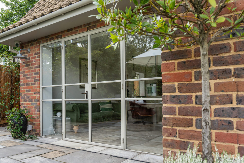 metal slimline doors